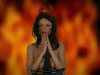 Devil nő - nagy cicik picsa teases, hd szex videó 59