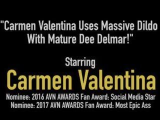 Carmen valentina použitie masívne vibrátor s na vydaj dee.