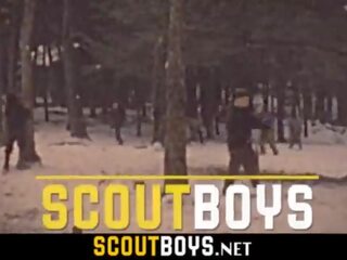 Meleg jelentkeznek övé segg szivattyúzott szabadban által grown-up gay-scoutboys&period;net