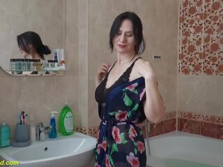 Hairy Bush grown Takes a Soapy Shower: Long Hair xxx film feat. Isadora by SexyCuckold
