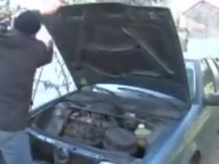 Puma fusk på makens med bil mechanic: fria x topplista video- 87